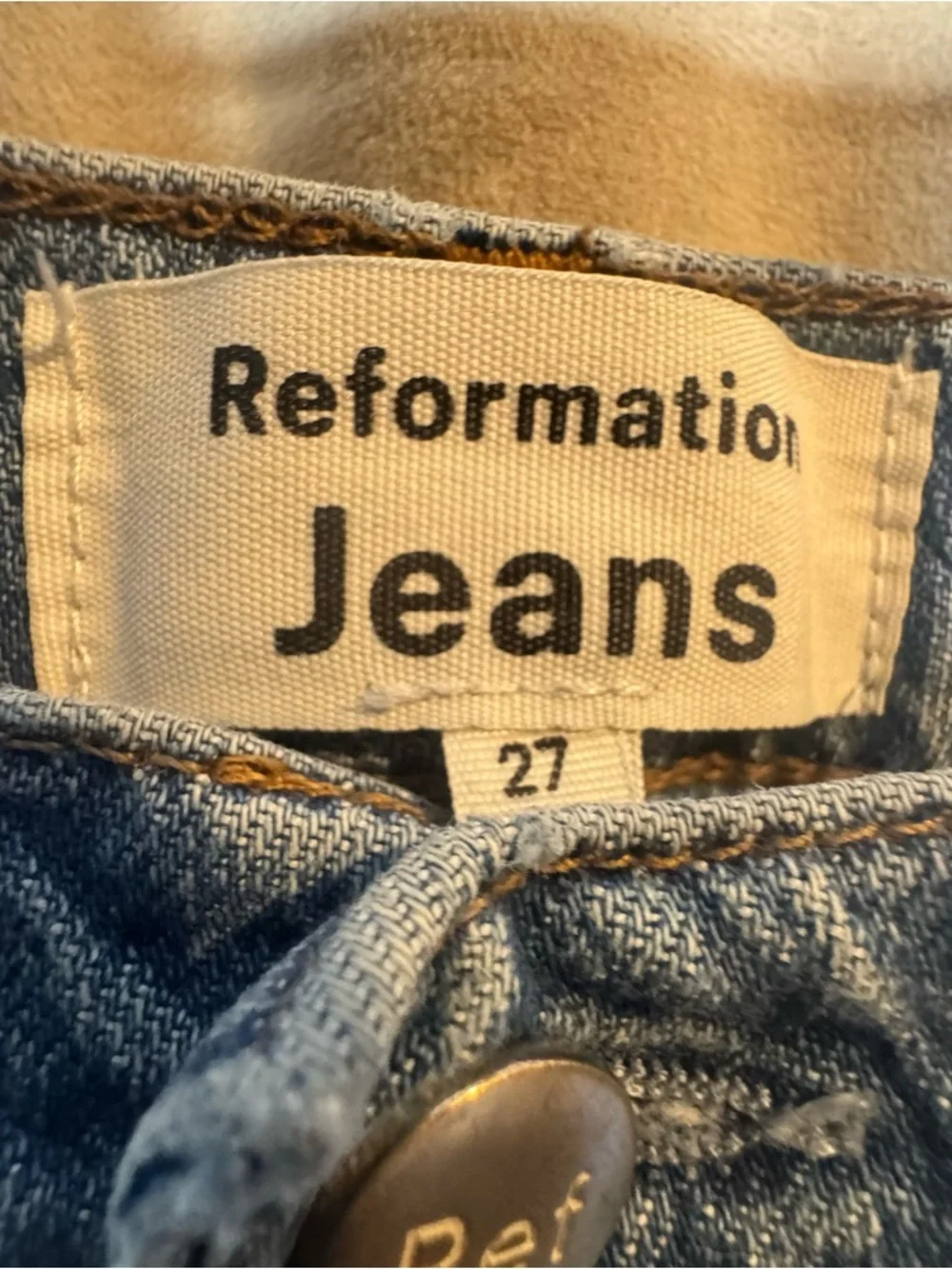 Reformation Peyton High Rise bootcut Bootcut Jeans Malta Wash 27 organic cotton